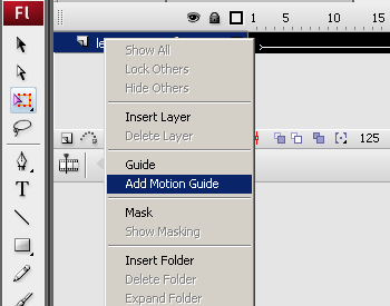 Image:Step 2 creating motion guide layer.png